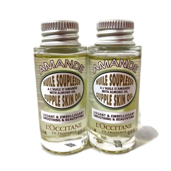 L'Occitane Almond Supple Skin Oil -15 ML X 2 NIB - Picture 1 of 4